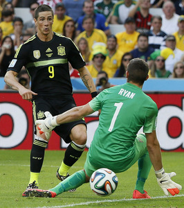 Austrlia v Espanha (Mundial 2014)