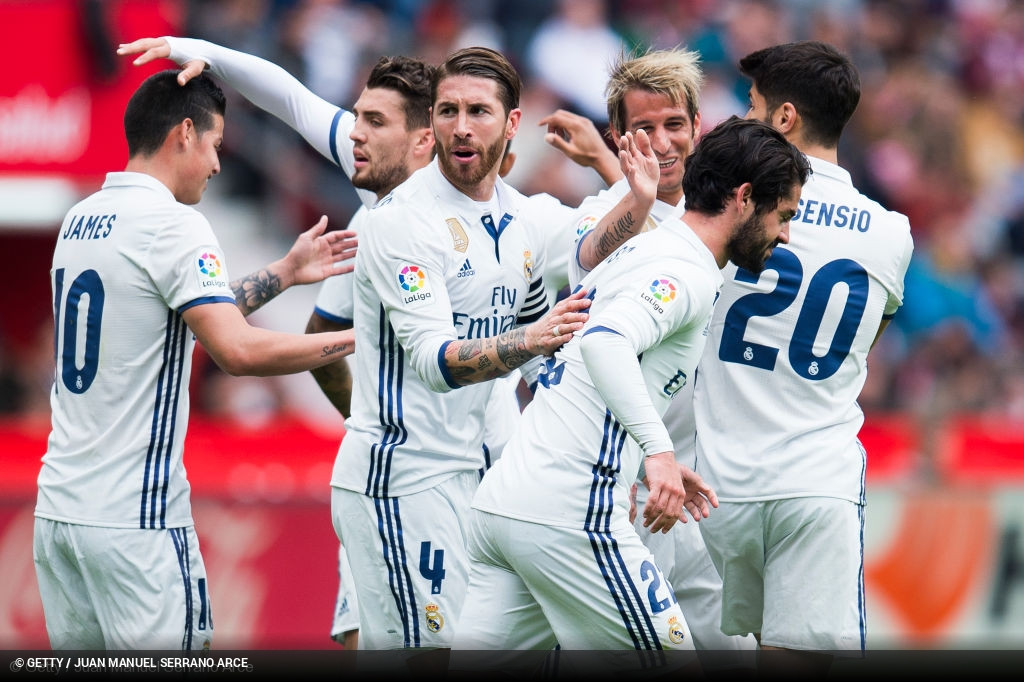 Sporting Gijn x Real Madrid - Liga Espanhola 2016/17 - CampeonatoJornada 32